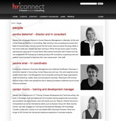 The friendly team at HR connect