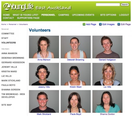 The volunteer directory